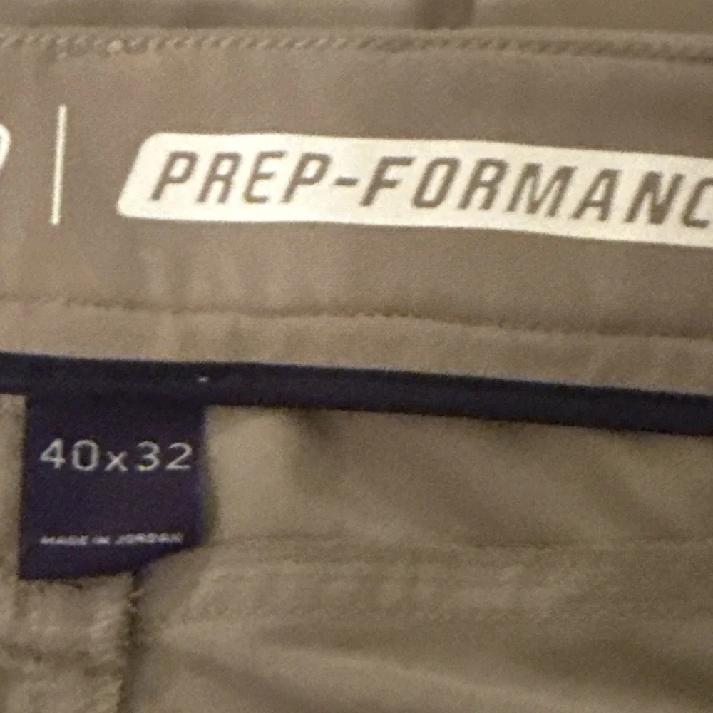 Johnnie O Prep-Formance Pants Men's 40x32 Beige Khaki Performance Golf Office
